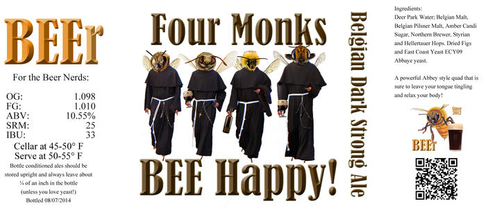 Four Monks BEE Happy Label.jpg