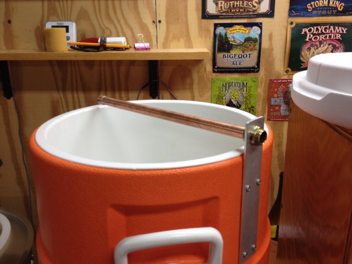 Home made sparge arm. Will it aerate the mash? Homebrew Talk Beer