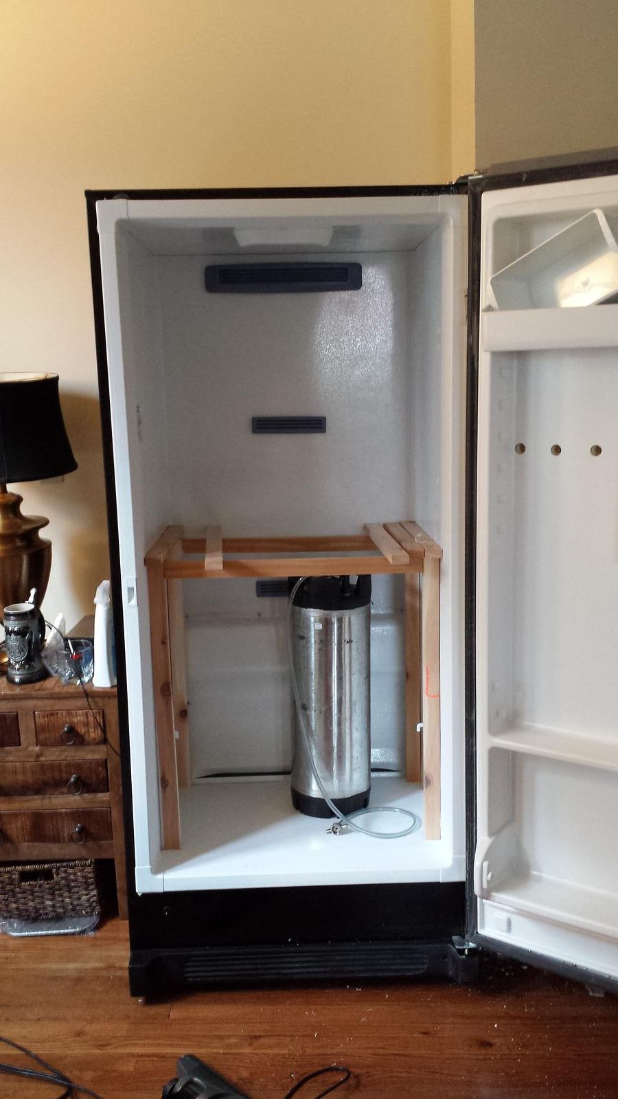 Upright keezer build Homebrew Talk Beer, Wine, Mead, & Cider