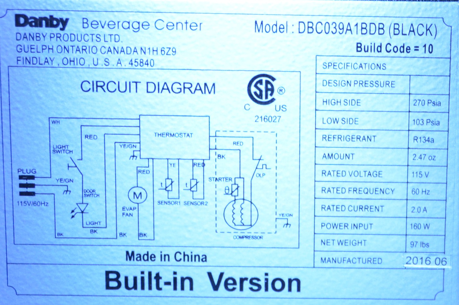 Danby Wiring Diagram.JPG