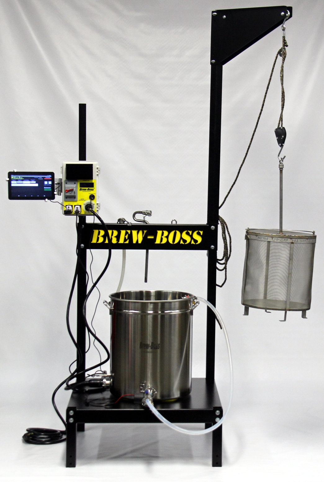 Brew-Boss Support Stand wint Integrated Pivoting Hoist 05.jpg