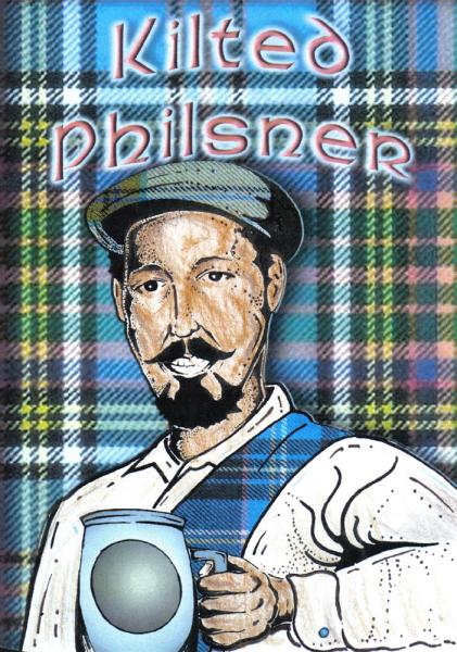 kilted philsner label
