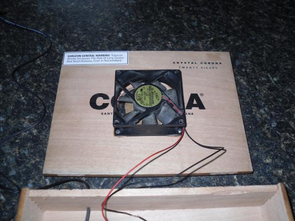 The fan had some disgusting black dust in it.