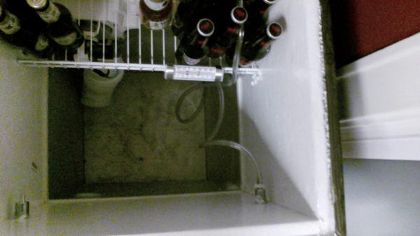 Added shelf to put bottles on..