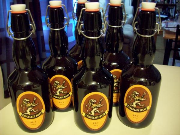 Flip top bottles are the coolest looking mode of bottling.