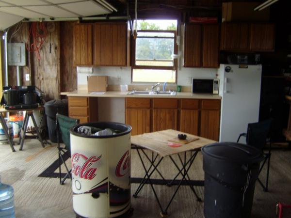 Entire kitchen view.