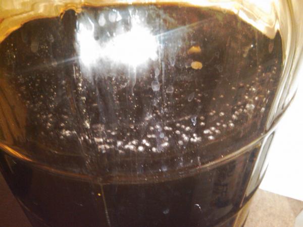 All Grain Honey Brown ale in secondary
