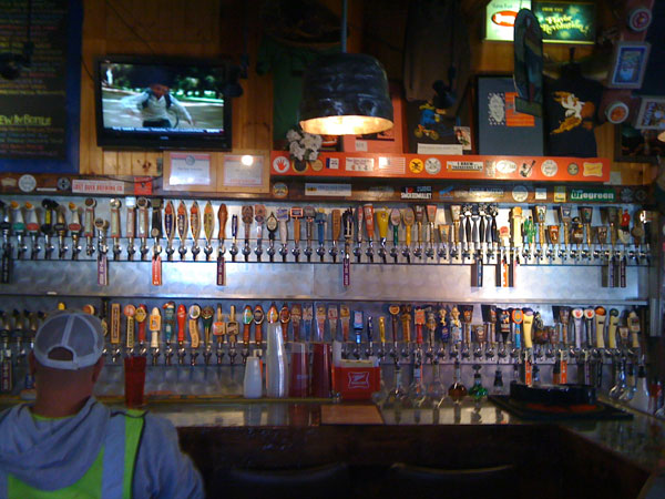 Most of the taps at el Bait Shop in Des Moines, IA. I couldn't fit them all in one photo.
