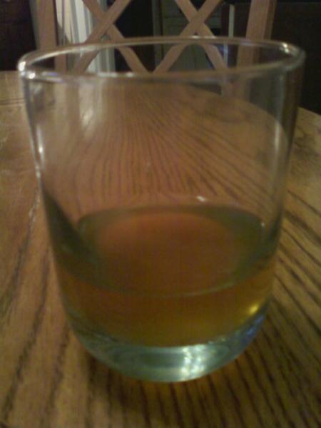 glass of pear cider