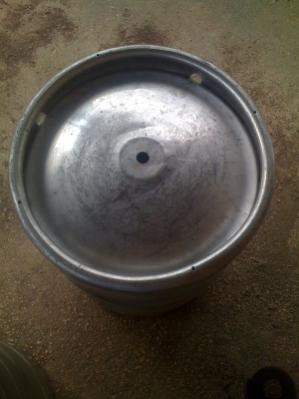 Bottom of HLT / fermenter