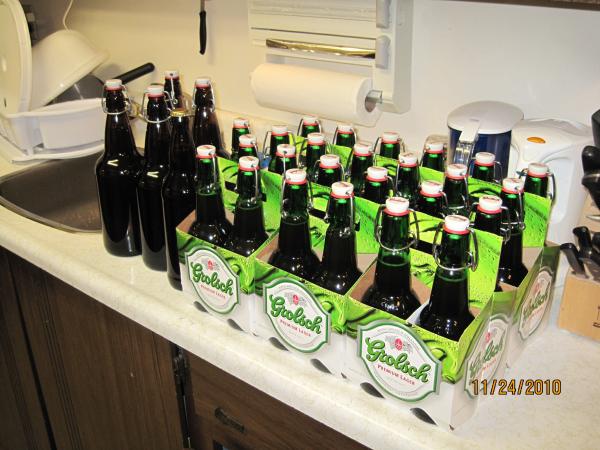 Grolsh ready for bottle conditioning.