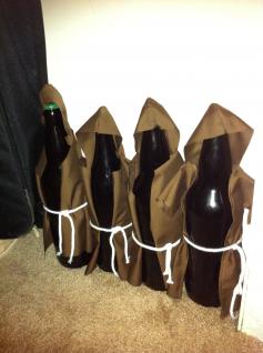 My Belgian Trippel in monks outfits
