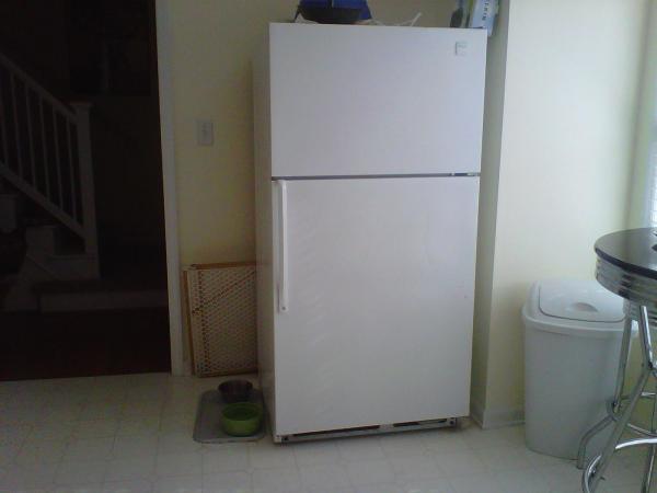 Free fridge a very generous friend donated to me.