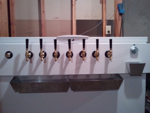 Finished collar with 7/8 taps ready for use.