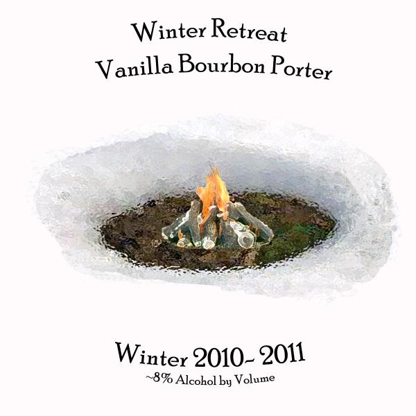 Winter Retreat vanilla bourbon porter