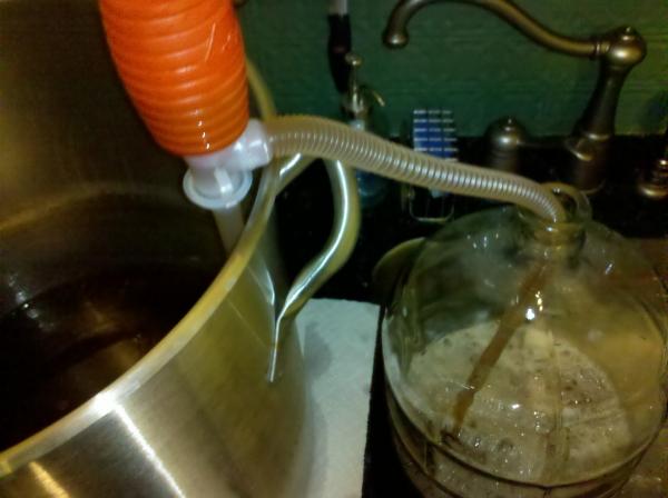 wort to carboy siphon