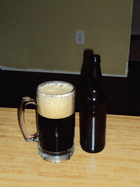 1st picture
22oz of Sparrow Spit, a combination of Sparrow hawk and Toad spit from the Joy of homebrew