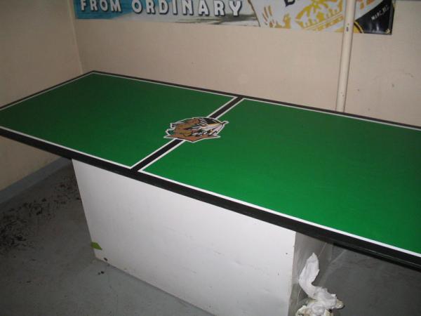 beer pong table cover for chest freezer.  Go SIOUX!