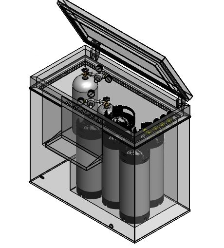 Keezer 3D CAD Model