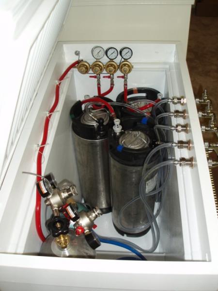 Keezer inside