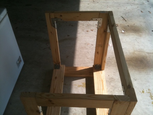 Frame without Freezer or casters