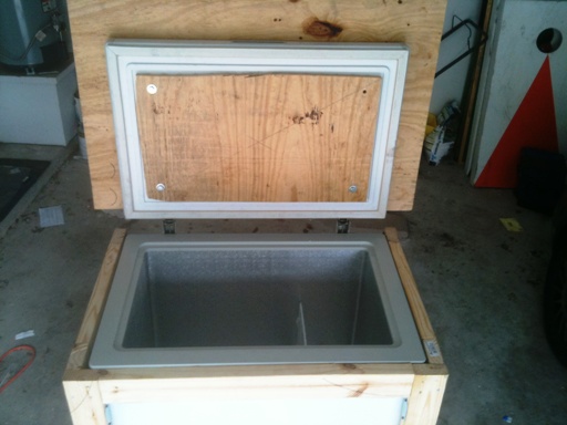 The frame is the exact right height and the lid is just the right size.