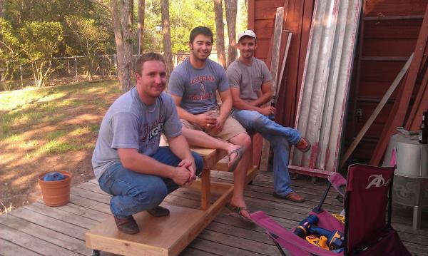 3 of the Hullababrewers...I'm behind the camera