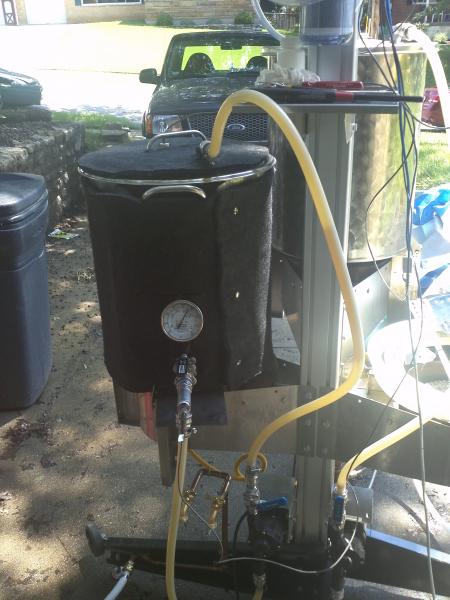 Carbon Fiber Jacketed Mash Tun