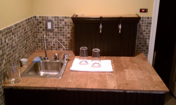 Kegerator ready to pour!