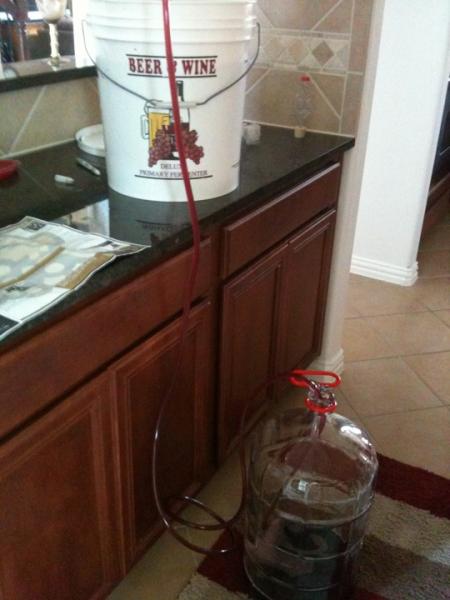 Racking Wine