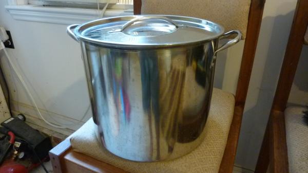 5 gallon stainless kettle. $15