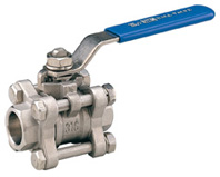 Stainless Steel 3 Pc Ball Valve
