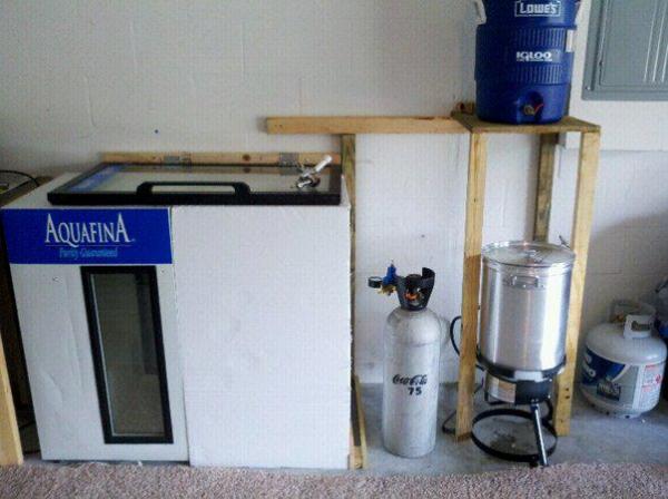 a very simple brewstation and fermentor with johnson controller