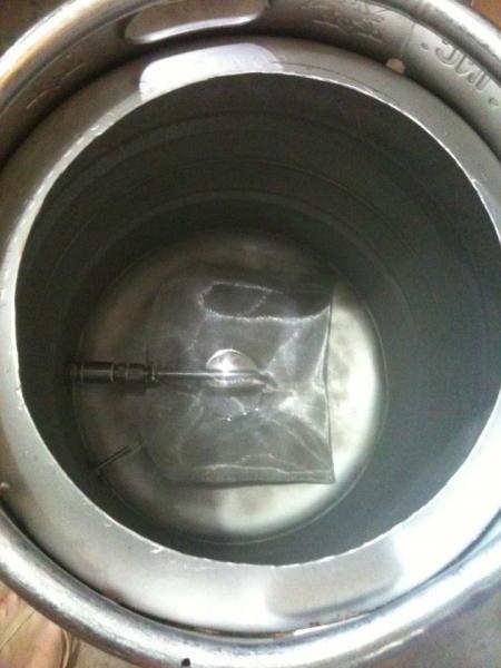 Boil kettle's hop filter