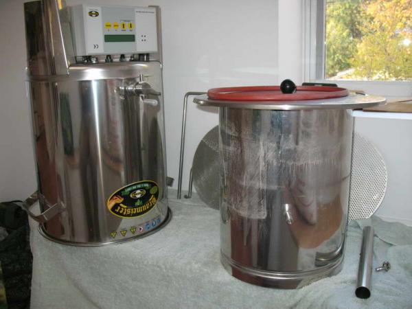 20L Braumeister, post brew.