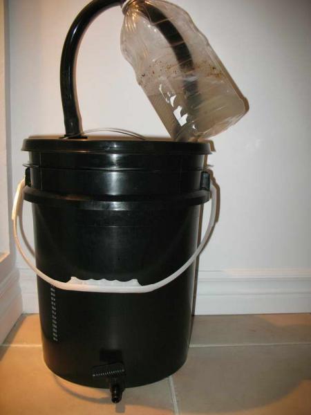 Fermenter with blowover.