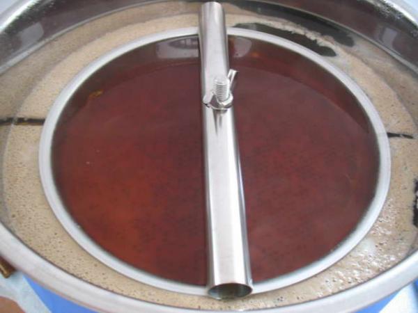 Pump rest, during Mash-out.