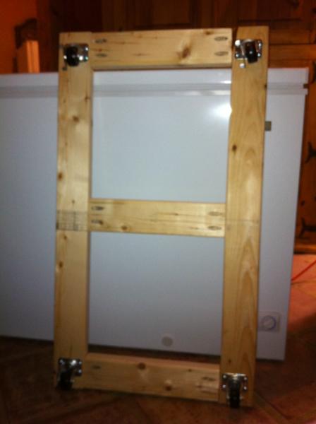 Keezer wheeled base