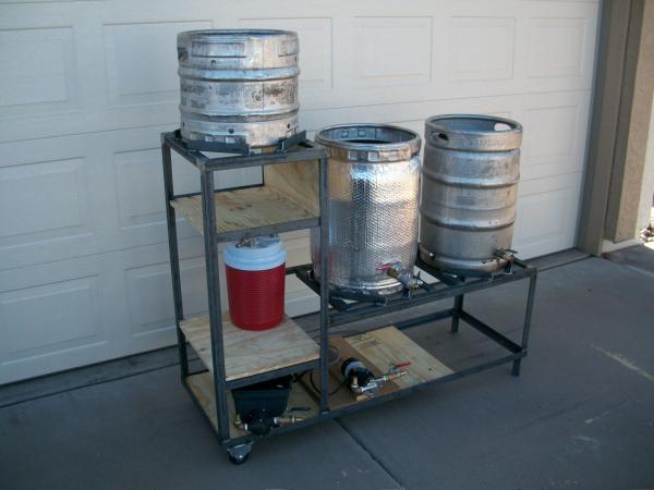 Brew Stand, still missing the burners and some heat shields