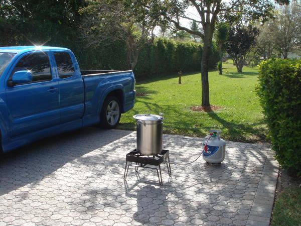First brewing day