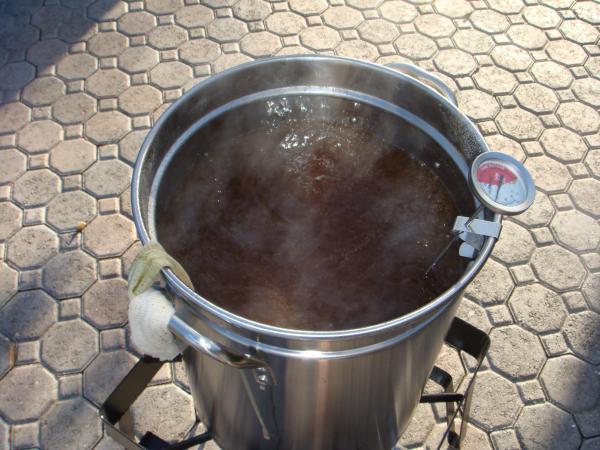 First brewing day
