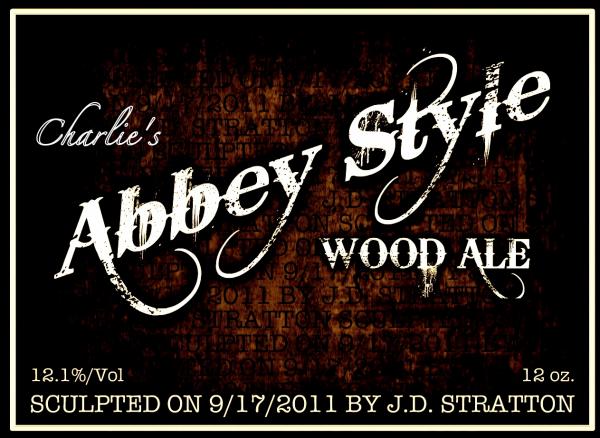 Charlie's Abbey Style Wood Ale is Rocheforte 10 infused with toasted American oak.  Charlie was my mother.  Her name was actually Carolyn but my Dad called her Charlie.