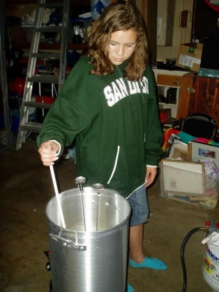 Auj keeps the wort stirred