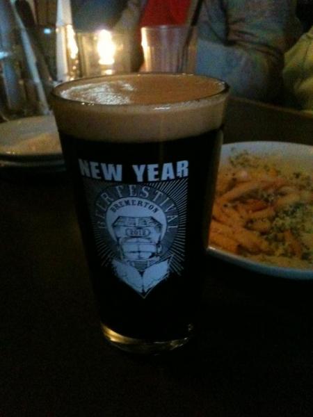 Double Black Stout at Der Blokken, a local brewery.
