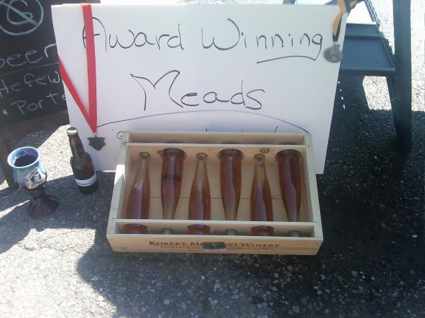 My friend Larrys Award Winning Greek Mead, Made with Figs and Dates. It is Fantastic!!!