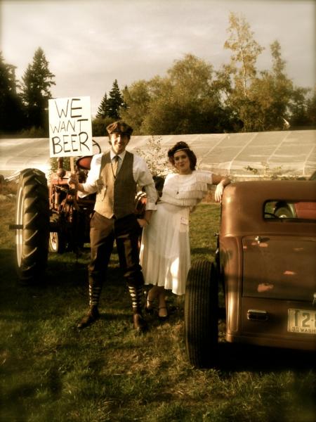 Myself and beautiful girlfriend as 20's prohibition era... people