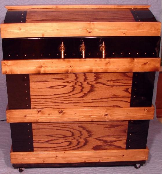My treasure chest coming together! I have brass corners to shine up and install. I have to get the guts working too.