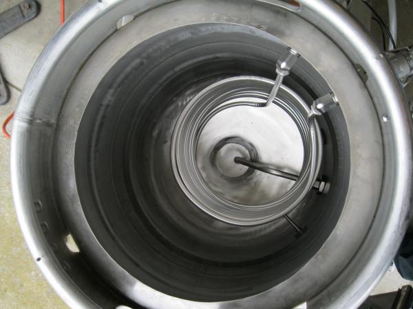 HLT with 50' HERMS coil for Mesh Tun