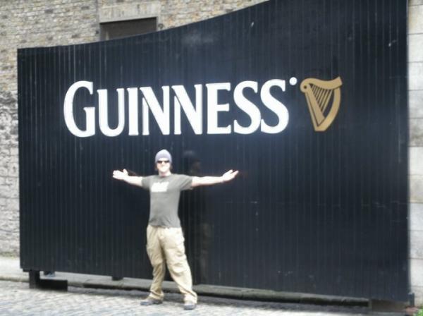 Gate to the brewery tour entrance in Dublin. St. James' Gate was on the other side.