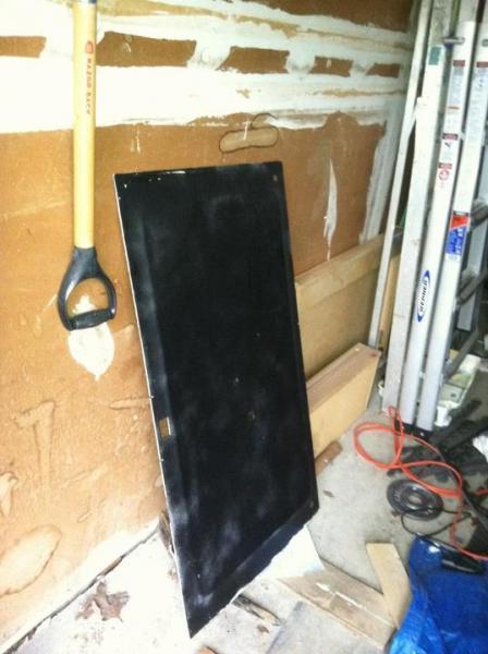 inner door panel primed